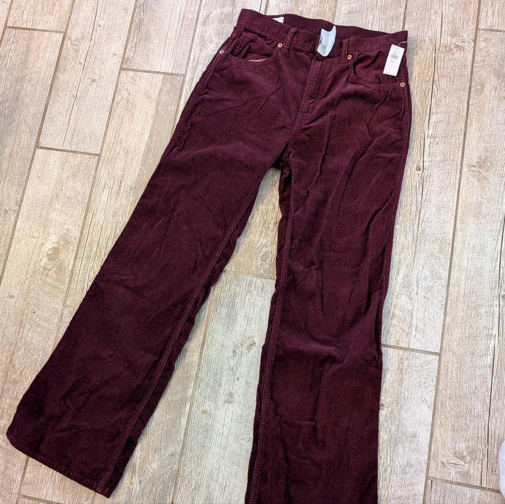 Gap flare courdoroy pants 6 long